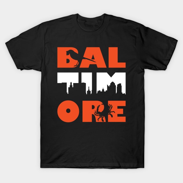 Baltimore T-Shirt by CanossaGraphics